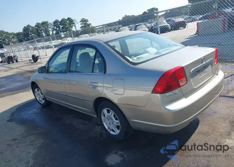 2002 Honda Civic Lx z USA, uszkodzony, nr VIN 1HGES16672L052293